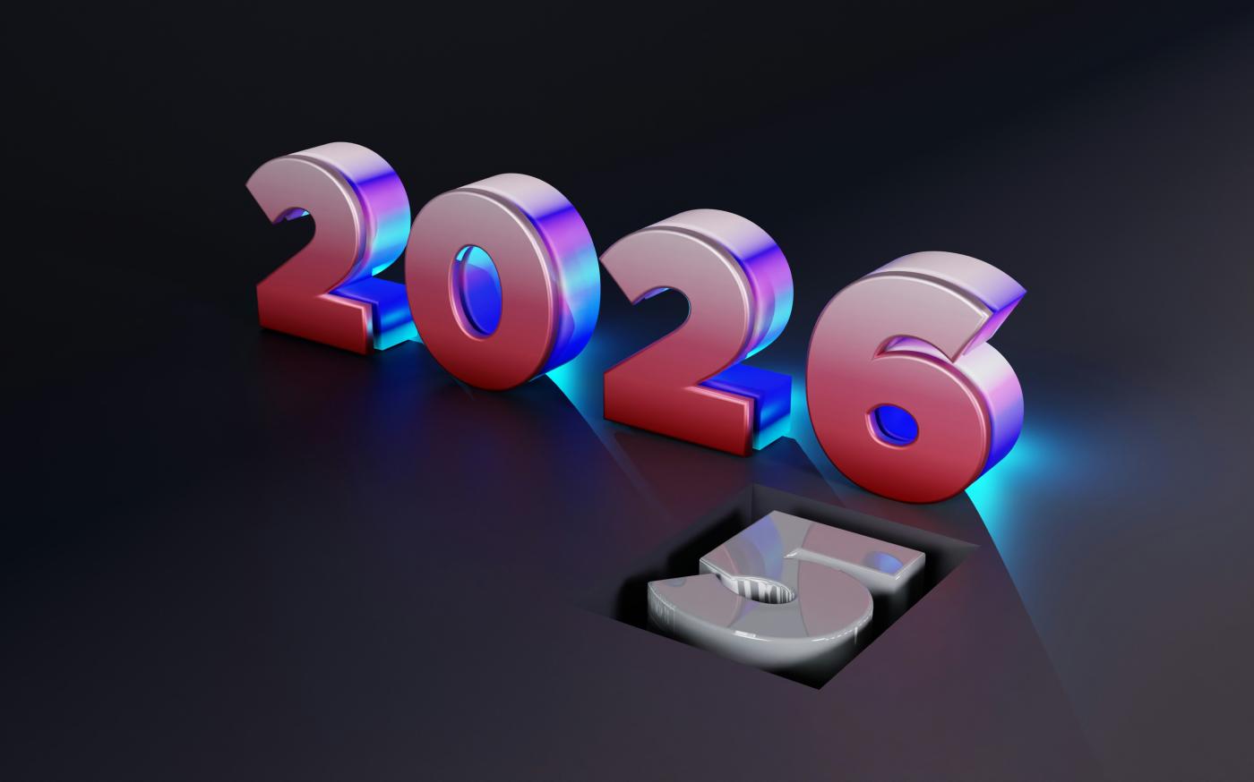 The year 2026 replacing 2025 by BoliviaInteligente courtesy of Unsplash.